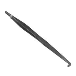 TWE1 Curved Tweezers With Hook 5"(13cm) - Crafting, Knitting, Sewing, Modelling
