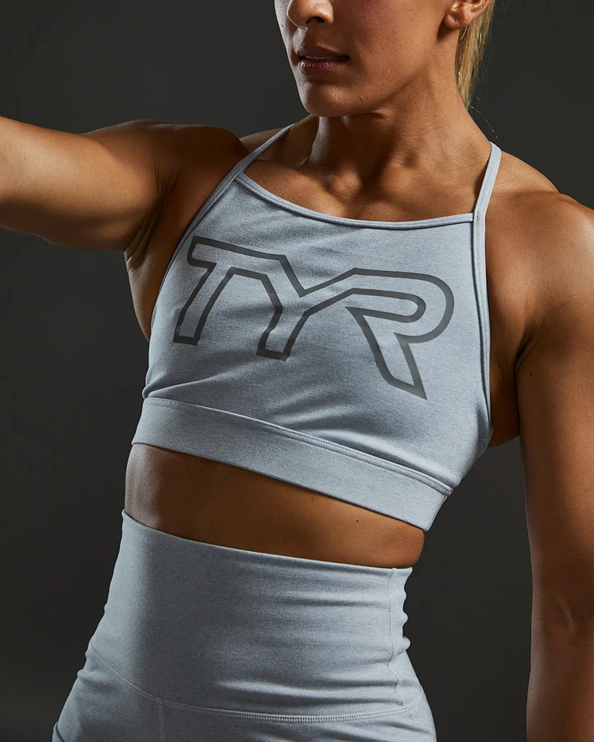 TYR Base Kinetic™ High Neck - Heather