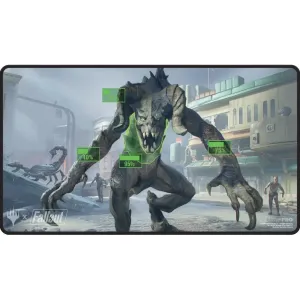 Ultra PRO MTG: Fallout® Black Stitched Playmat - V.A.T.S.