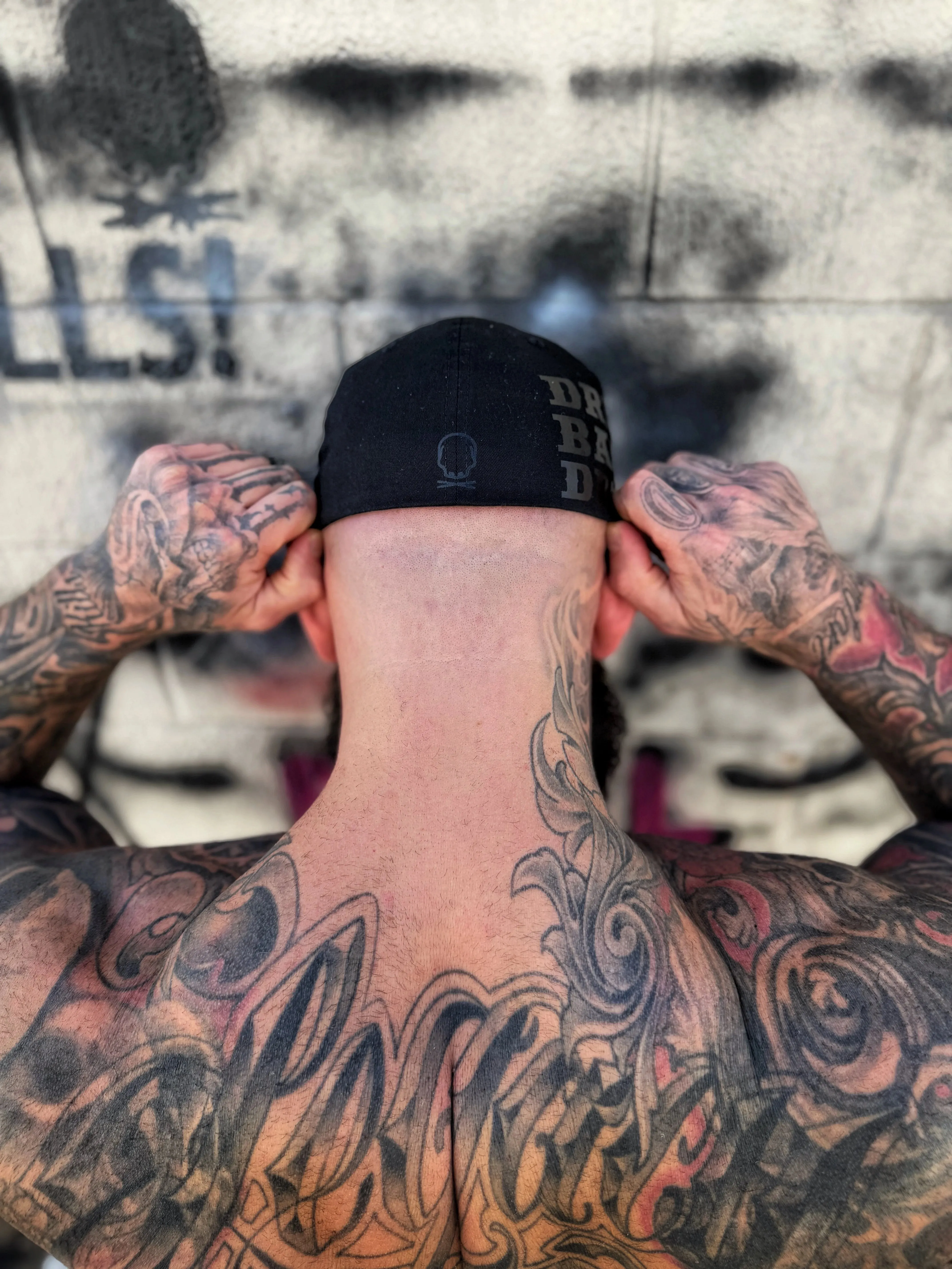 USA DRILL BABY DRILL BLACK FLEXFIT COTTON HAT