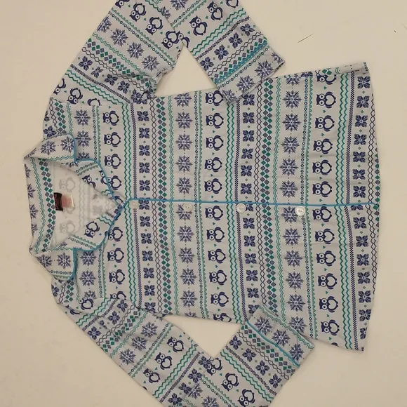 USA Made Bed Head Pajamas Owl w Hearts Cotton w Spandex Cute &amp; Comfortable NWT