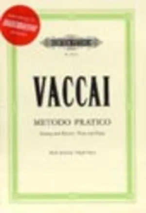 VACCAI - PRACTICAL METHOD HIGH VOICE BK/CD