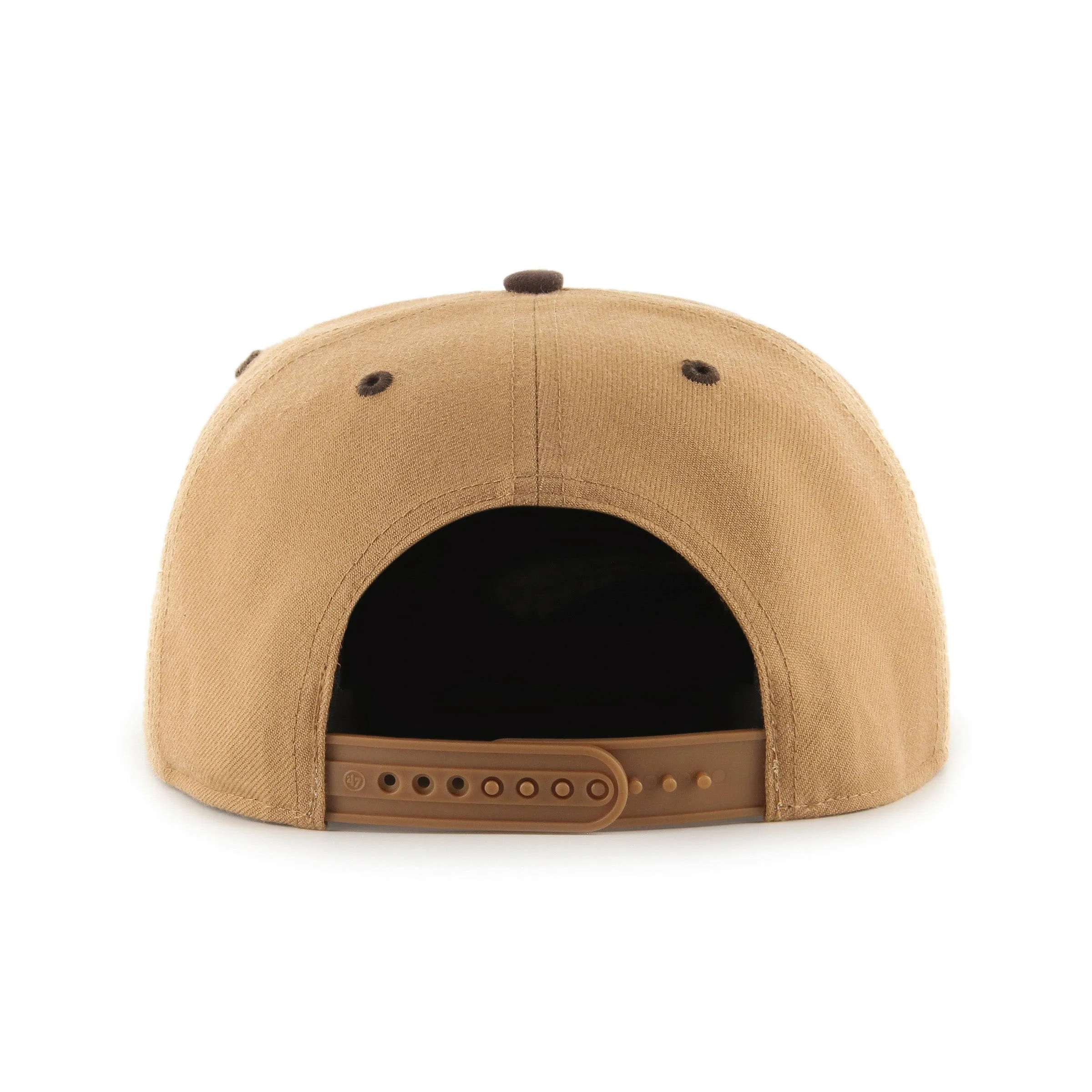 Vancouver Canucks 47 Brand NHL Toffee Captain Hat Tan