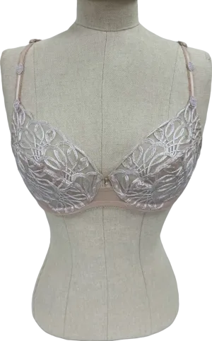 Wacoal Beige Floral Lace Underwire Bra UK 32C