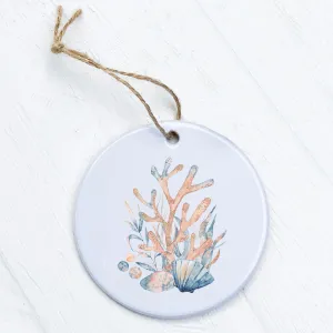 Watercolor Coral - Ornament