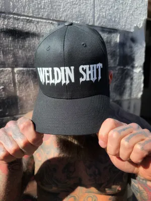 WELDIN SHIT FLEXFIT COTTON HAT