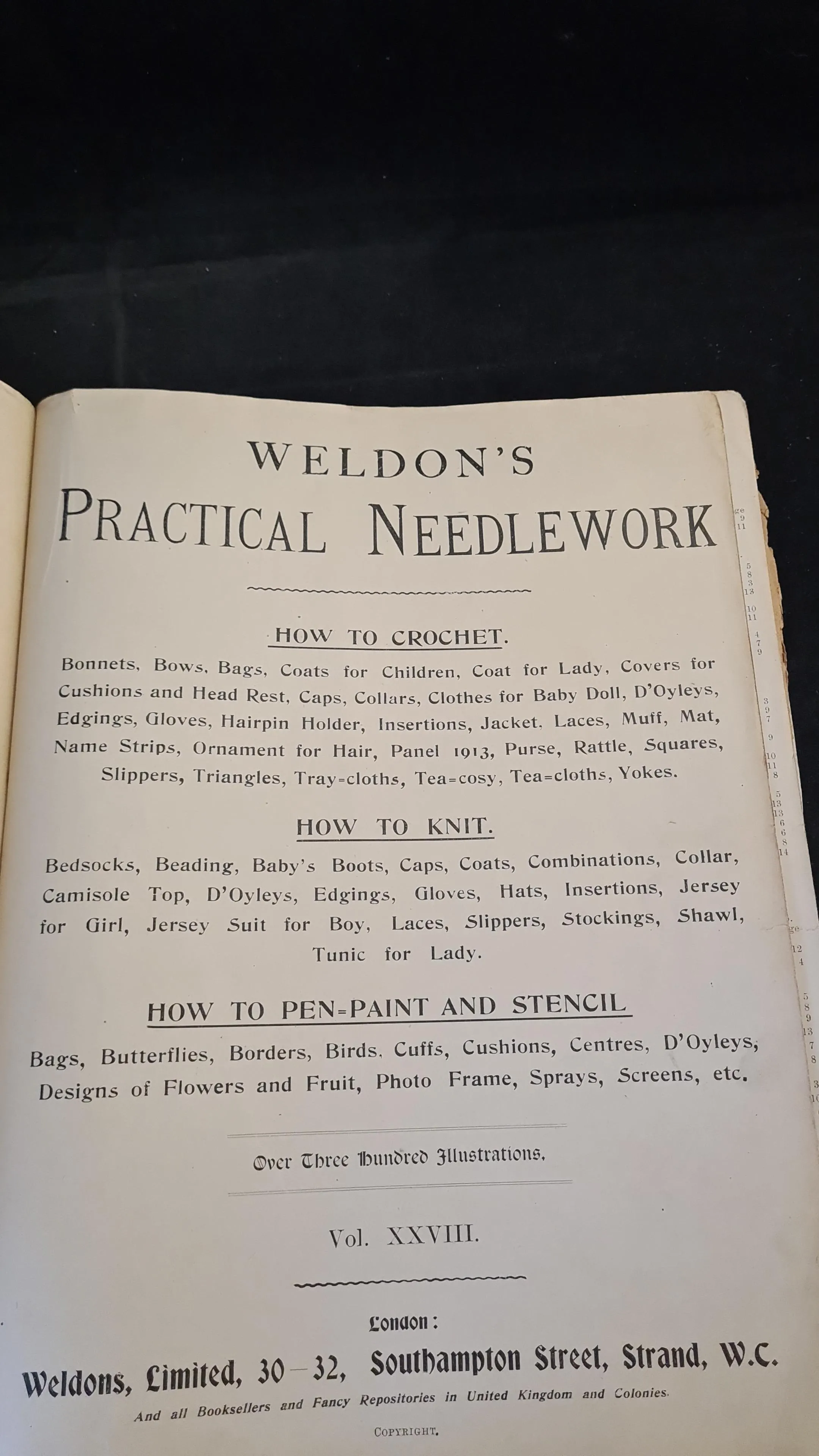 Weldon's Practical Needlework, Volume 28, no date