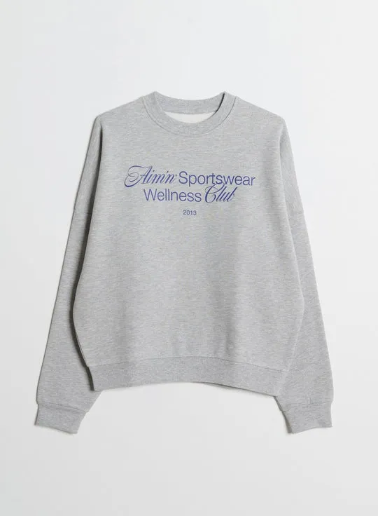 Wellness Sweatshirt | Grey Melange