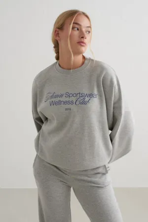 Wellness Sweatshirt | Grey Melange
