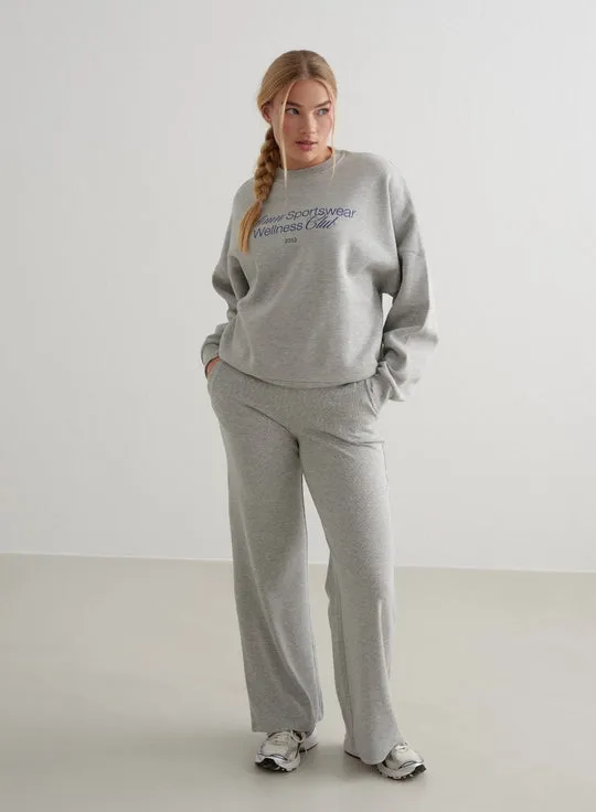 Wellness Sweatshirt | Grey Melange
