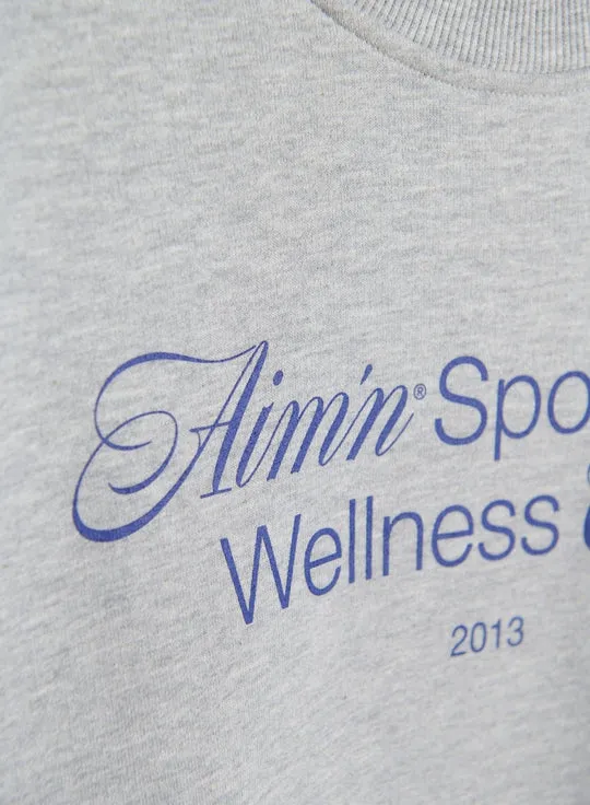 Wellness Sweatshirt | Grey Melange