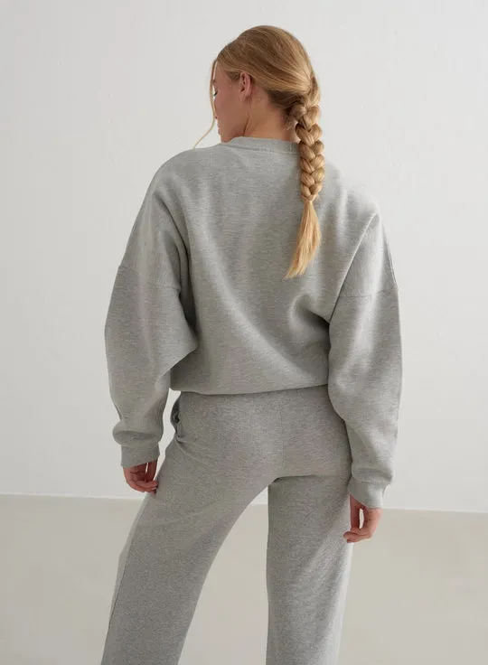 Wellness Sweatshirt | Grey Melange