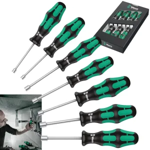 Wera Kraftform Hollow Shaft Nutspinner Set 7 Piece 5-13mm 395 HO/7 SM