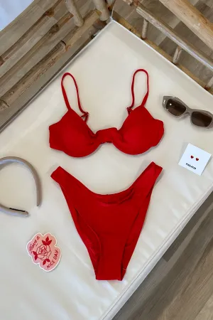 West Coast Underwire Top in Chili