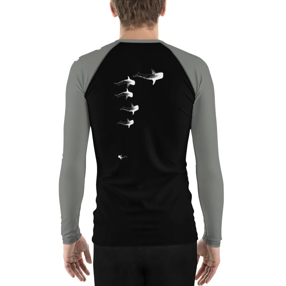 Whale Sharking Men's Rash Guard
