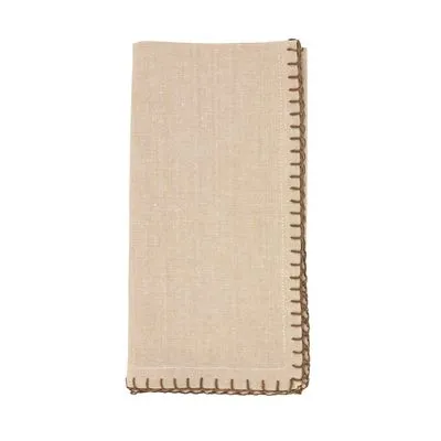 Whip Stitched Design 20" Napkins