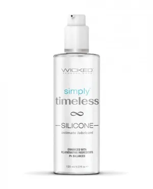 Wicked Simply Timeless Silicone Lubricant - 4 oz