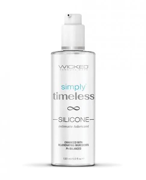 Wicked Simply Timeless Silicone Lubricant - 4 oz