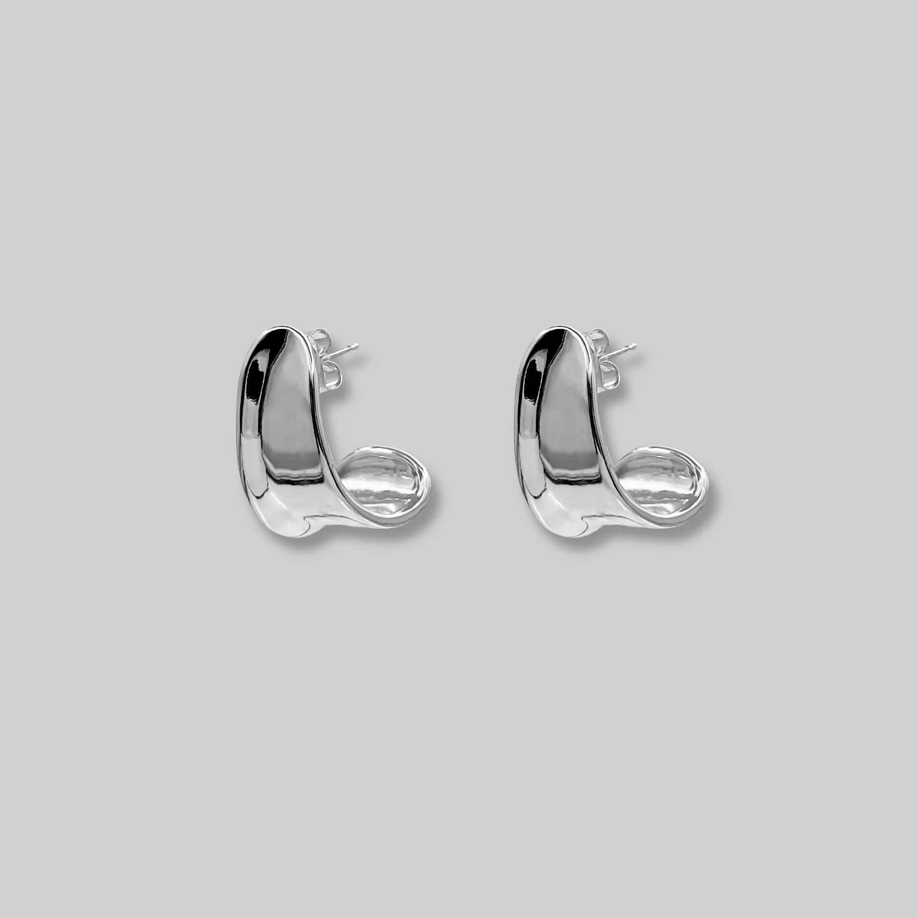 Wide Loop Earrings