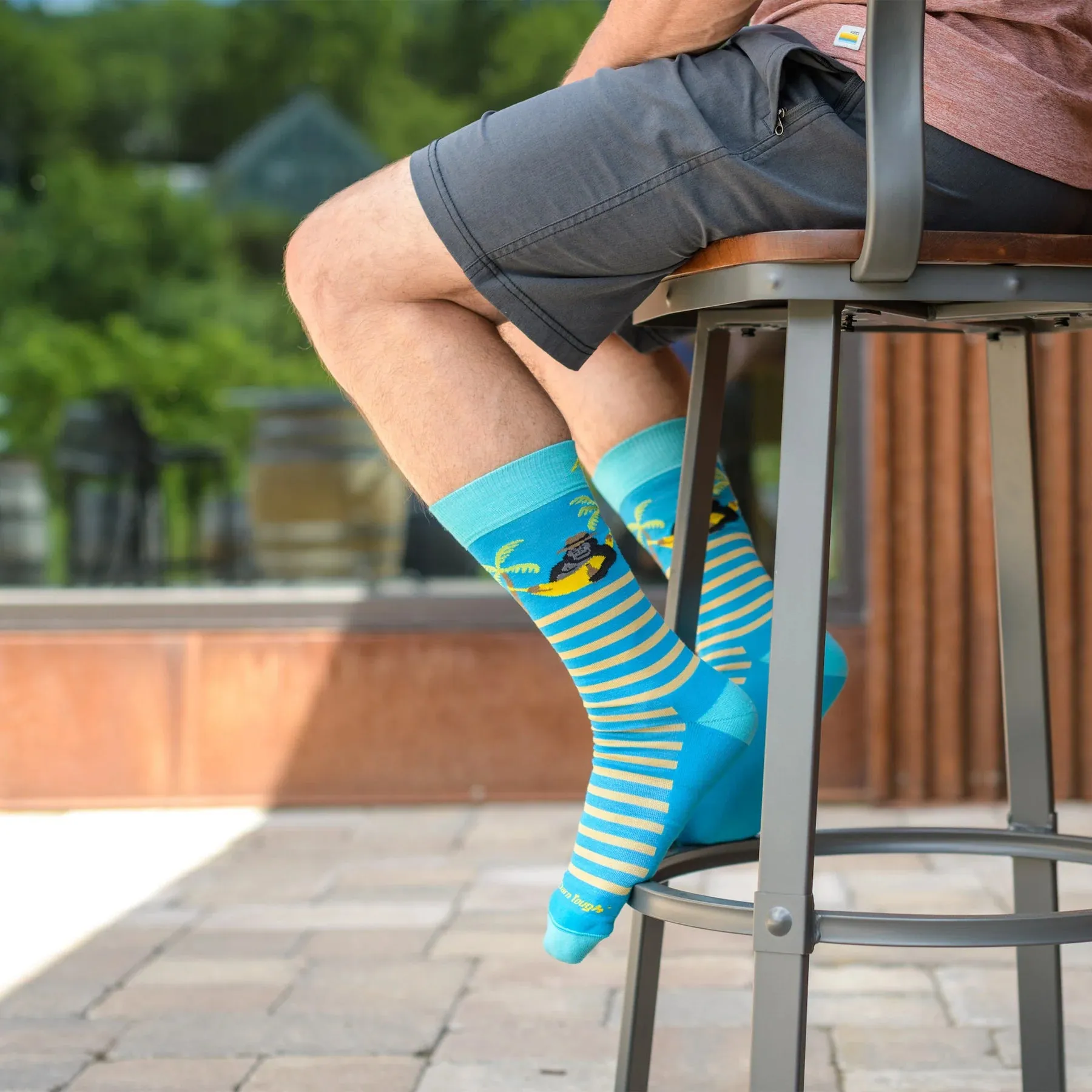 Wild Life Crew Lightweight Lifestyle Sock w/ Cushion (Men's) - D6096M