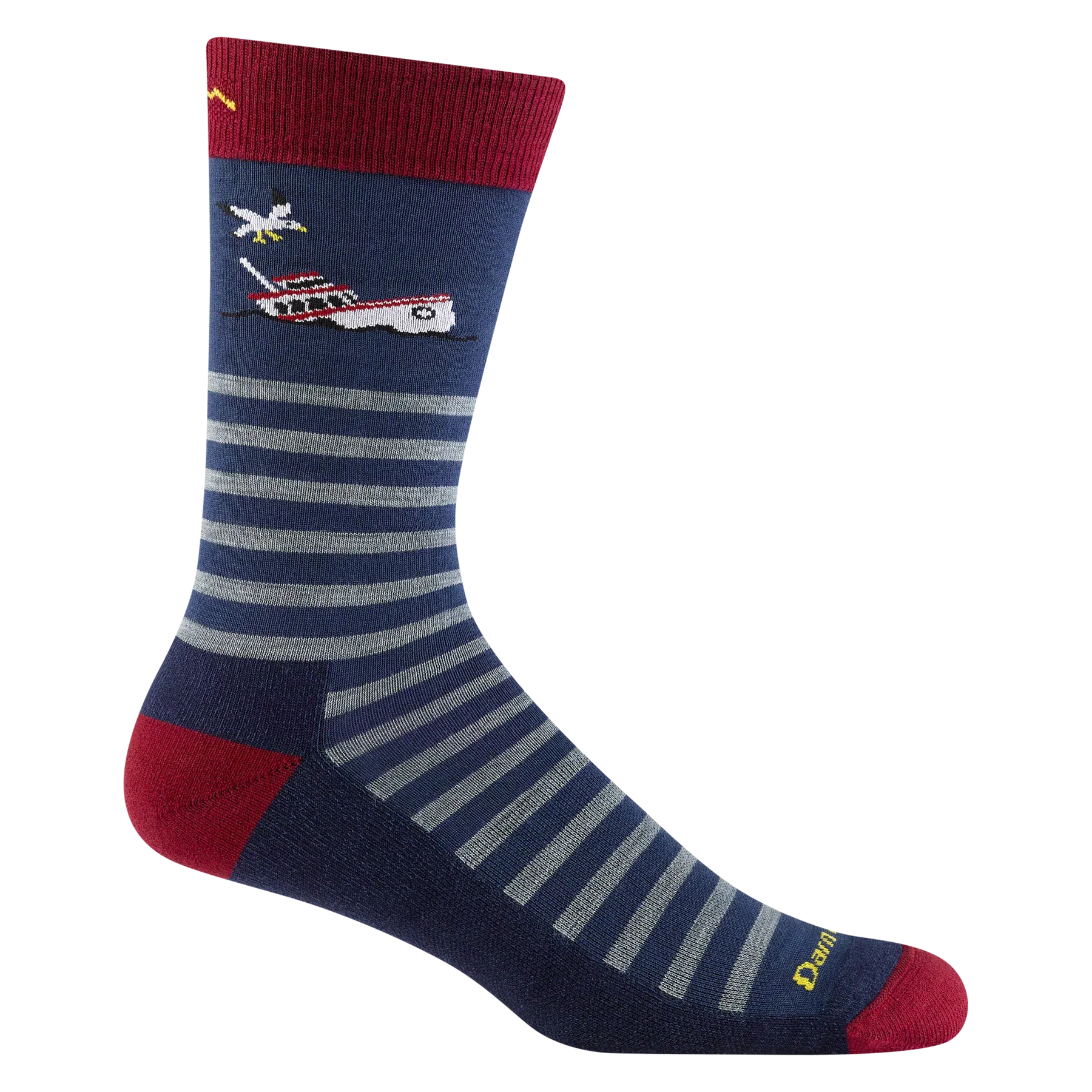 Wild Life Crew Lightweight Lifestyle Sock w/ Cushion (Men's) - D6096M