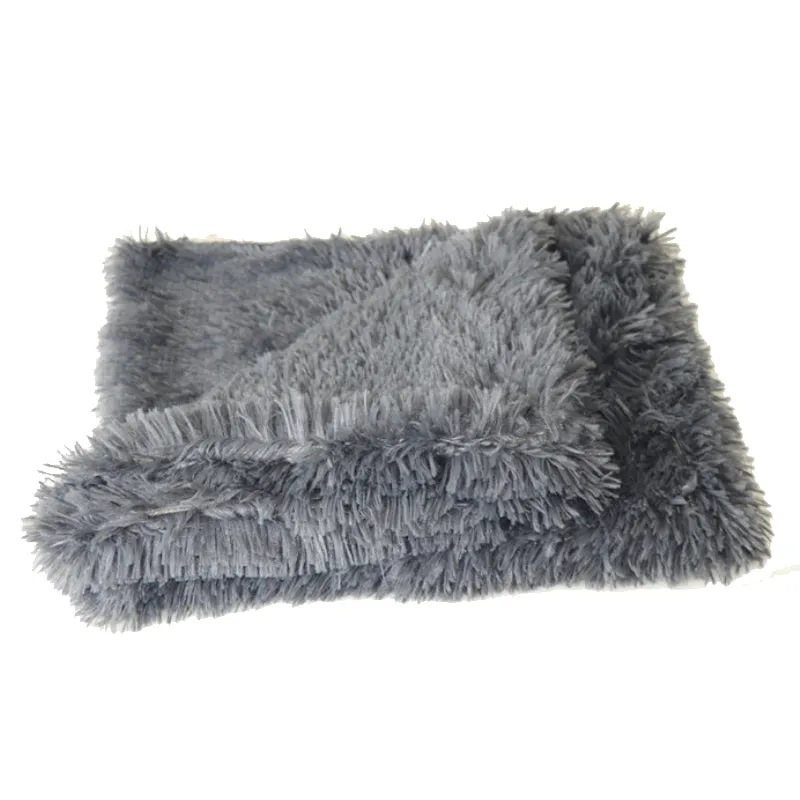 Winter Pet Dog Bed Long Plush Soft Comfortable Fleece Pet Cushion