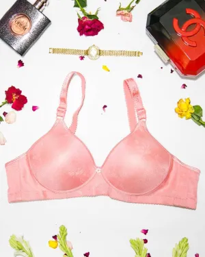 Women Soft Comfortable Padded Bra - Pink