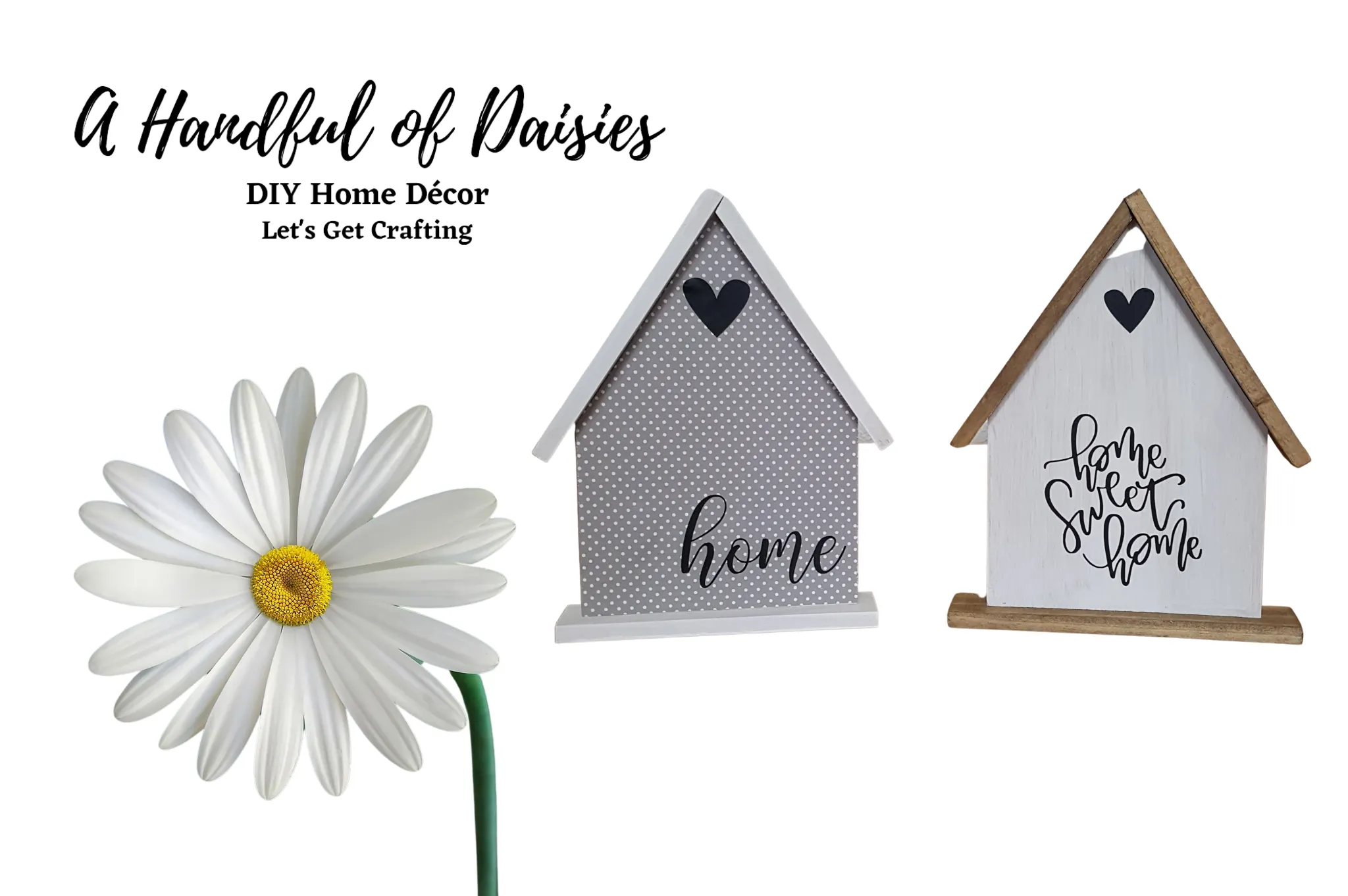 Wood House Shaped Sign