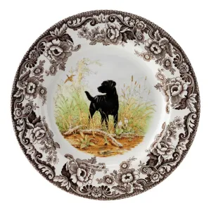 Woodland Dinner Plate Black Lab