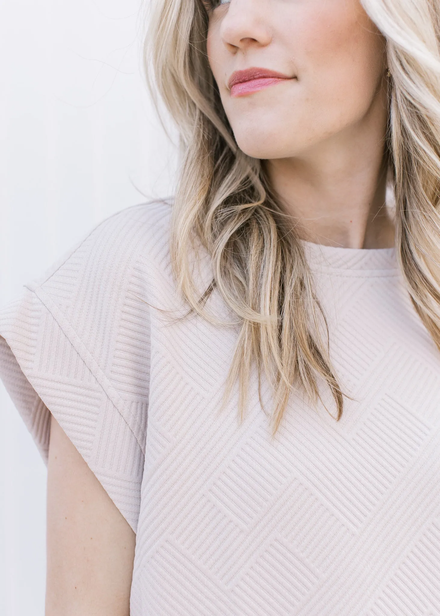 X Taupe Texture Print Set