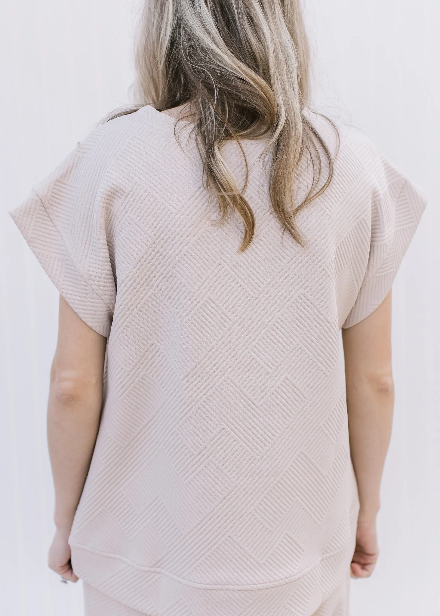 X Taupe Texture Print Set