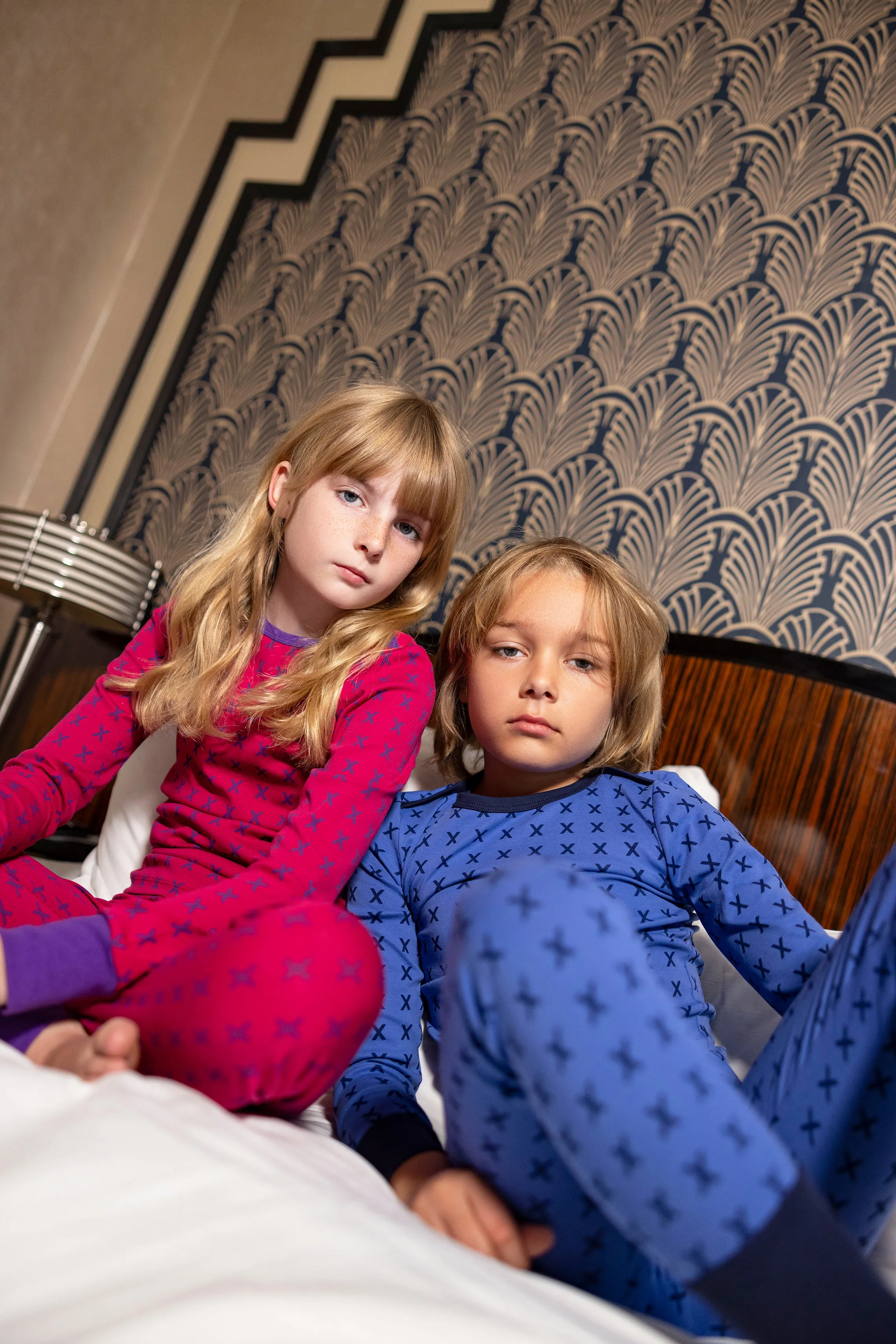 Yarn Stitch Patches Printed PJ-Navy