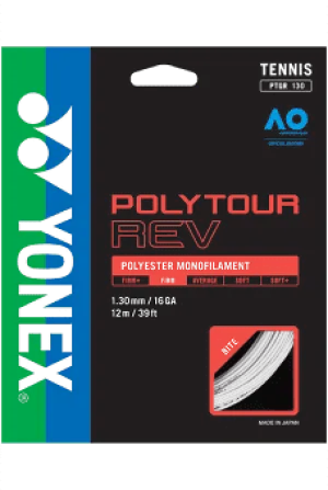 Yonex Polytour REV 16G / 1.30 mm - White