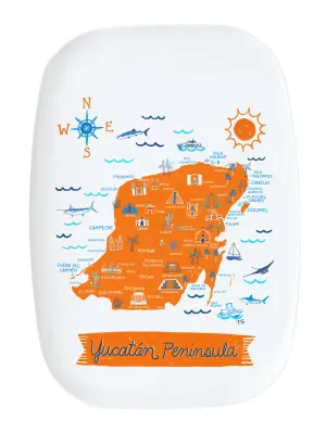 Yucatan Peninsula Platter-Custom City Platter