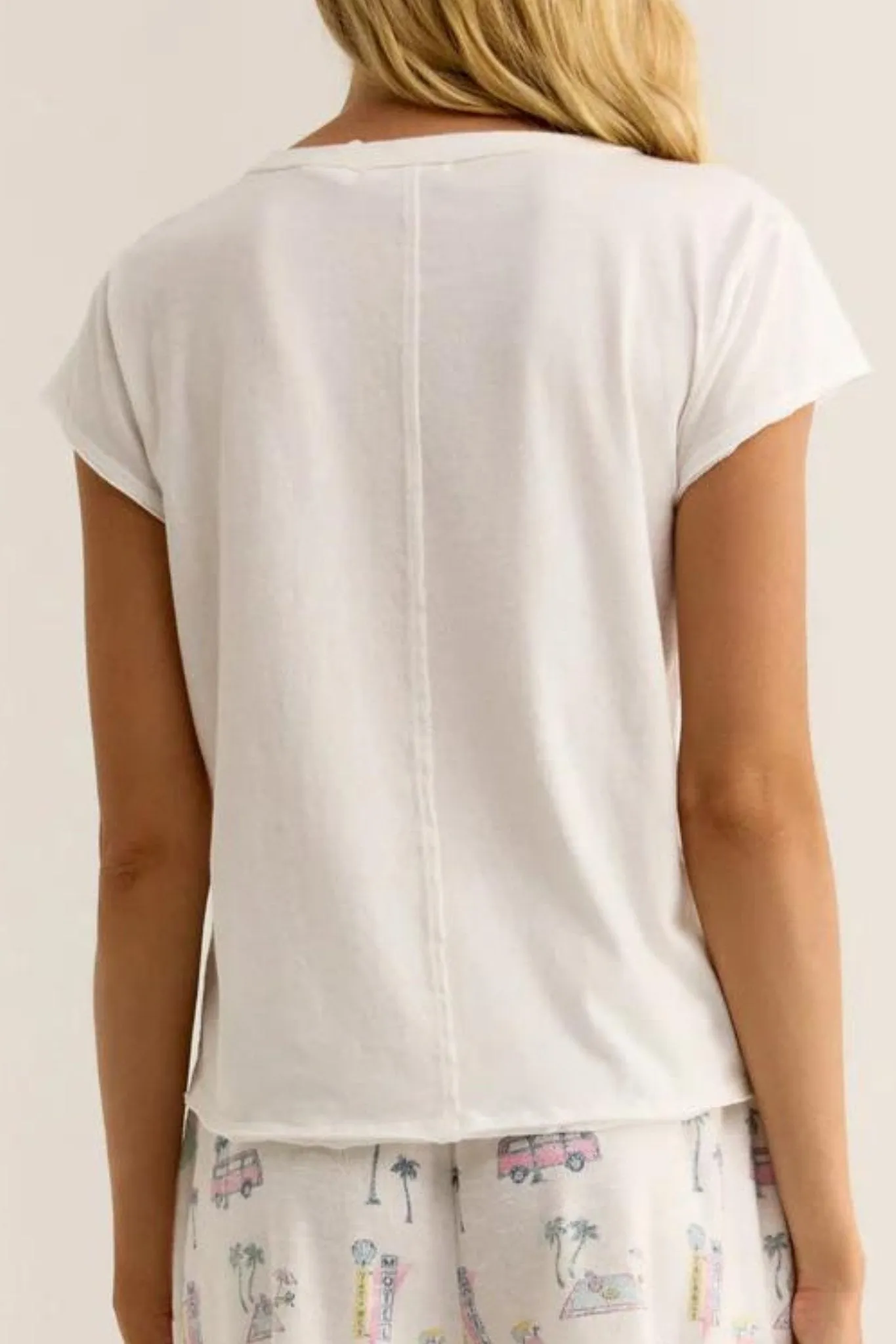 Z Supply: Sunset Coe Tee in White Shell