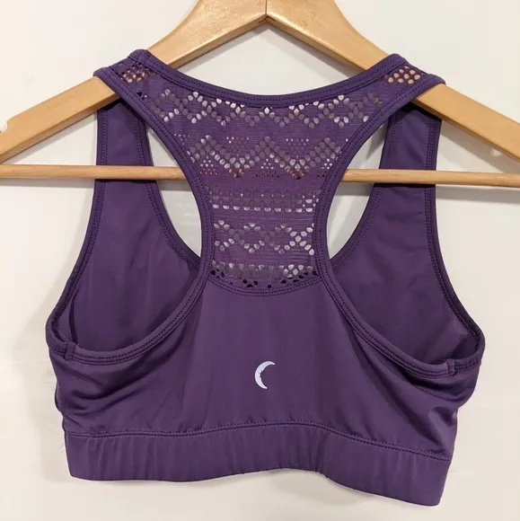 Zyia Active Bomber Sports Bra Purple S