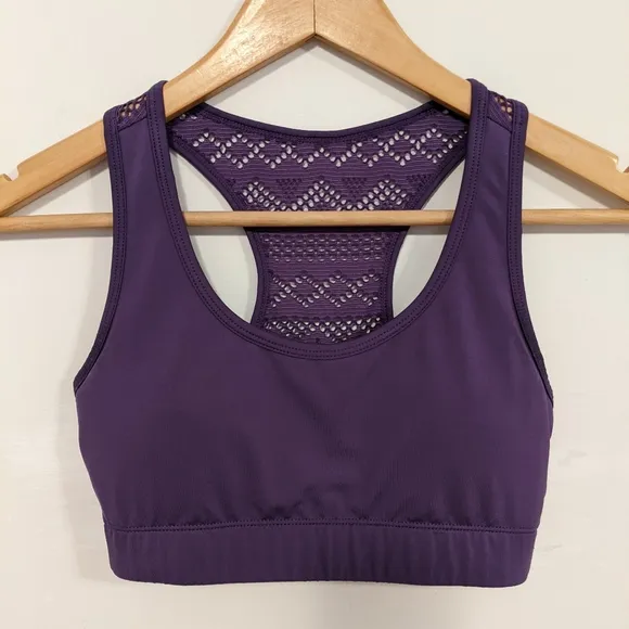 Zyia Active Bomber Sports Bra Purple S