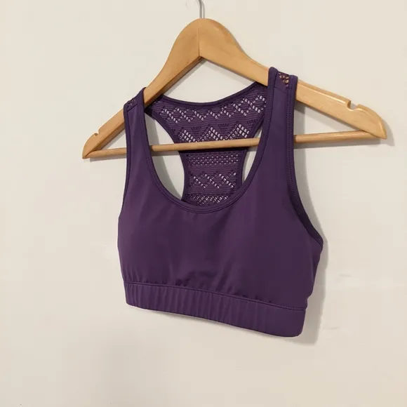 Zyia Active Bomber Sports Bra Purple S
